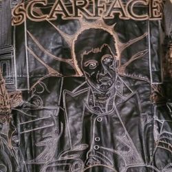 NEW RARE MEN'S CUSTOM LEATHER JACKETS SIZES 3X TO 4X SCARFACE 