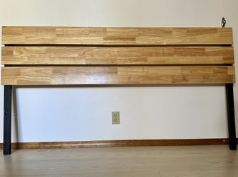 Wooden Headboard - Modern Farmhouse / Sleek Minimalist