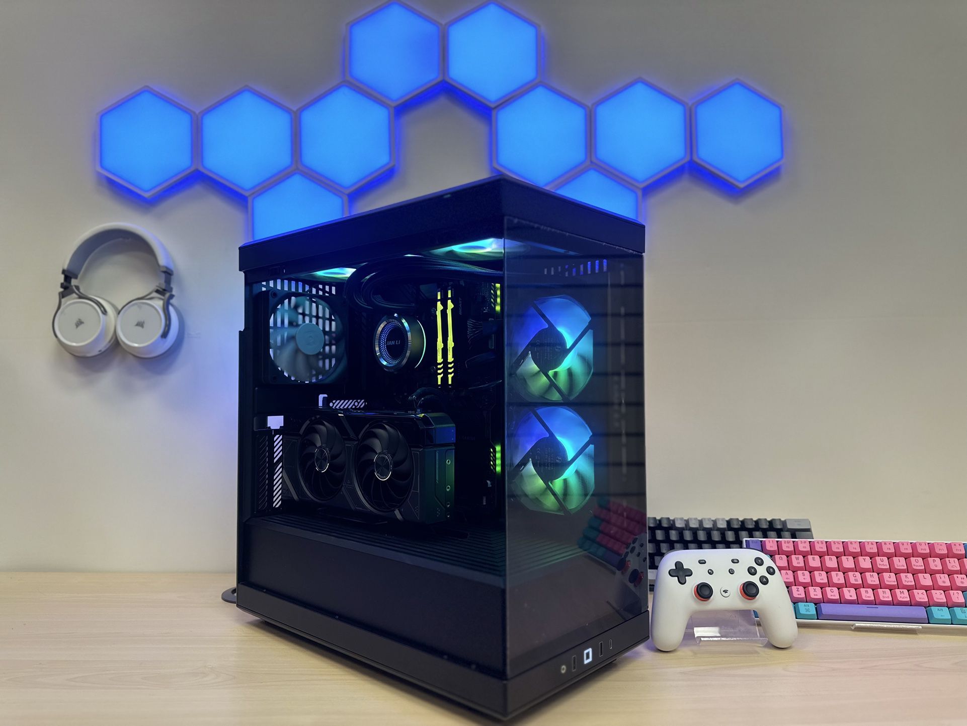 π¦ FOX 44 π¦RTX 5060 | FOX GAMING PC | DESKTOP | TOWER| RIG | AMD 5-9600X | GEFORCE RTX 5060 |32 GB DDR5 RAM | 1 TB SSD |WIN 11.