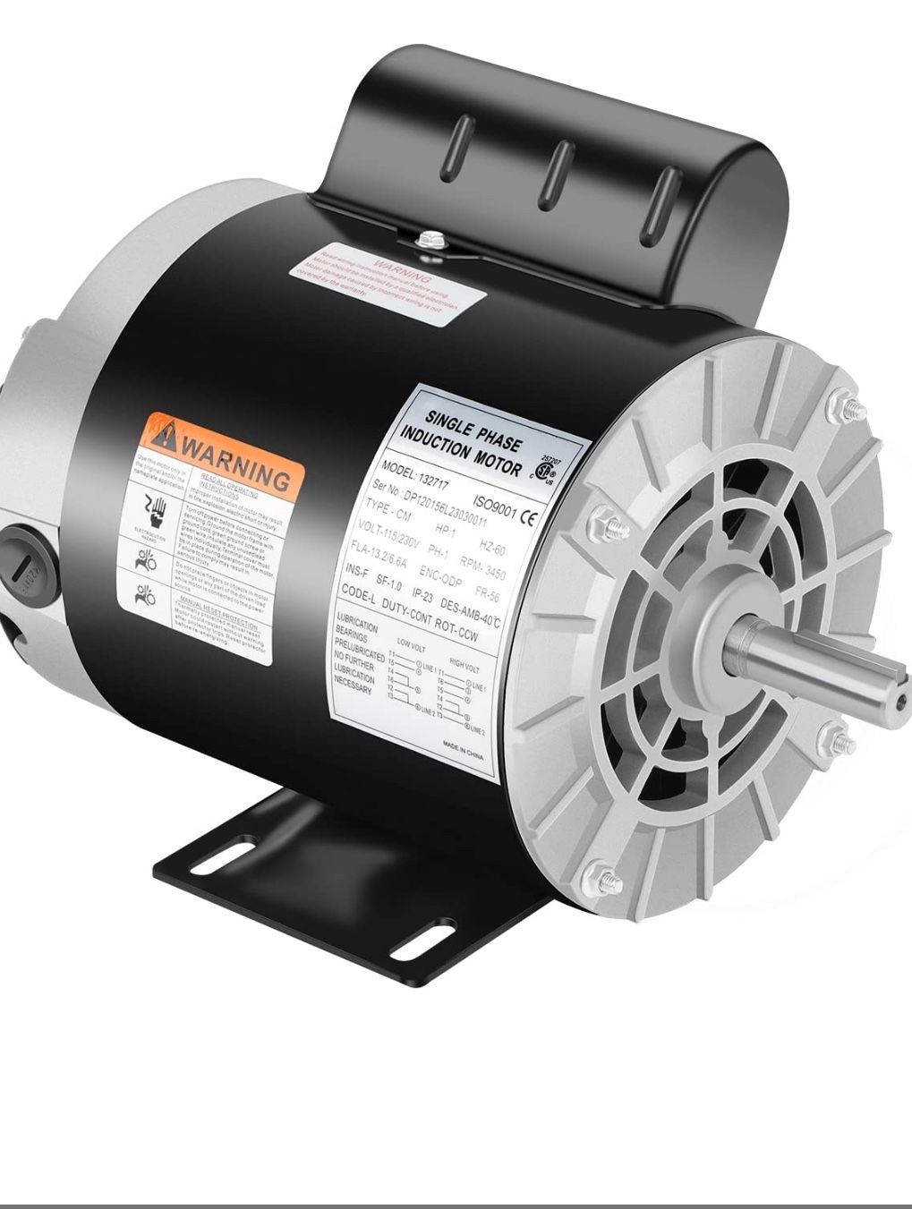 1 HP Air Compressor Motor