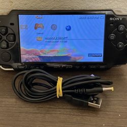 M0dded PSP with 128GB SD Card & Charger