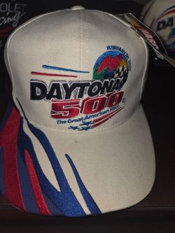 VINTAGE  Daytona 500 hat..side color swirl