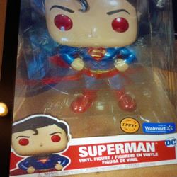 FUNKO POP JUMBO DC COMICS SUPERMAN CHASE 10 INCH TOY