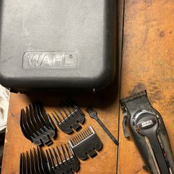 WAHL Hair Trimmer Includes a few accessories w/case
