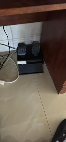 Racing Simulator Pedals Set with steering wheel