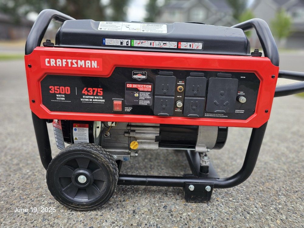 Craftsman 3500 Watt Gas Generator