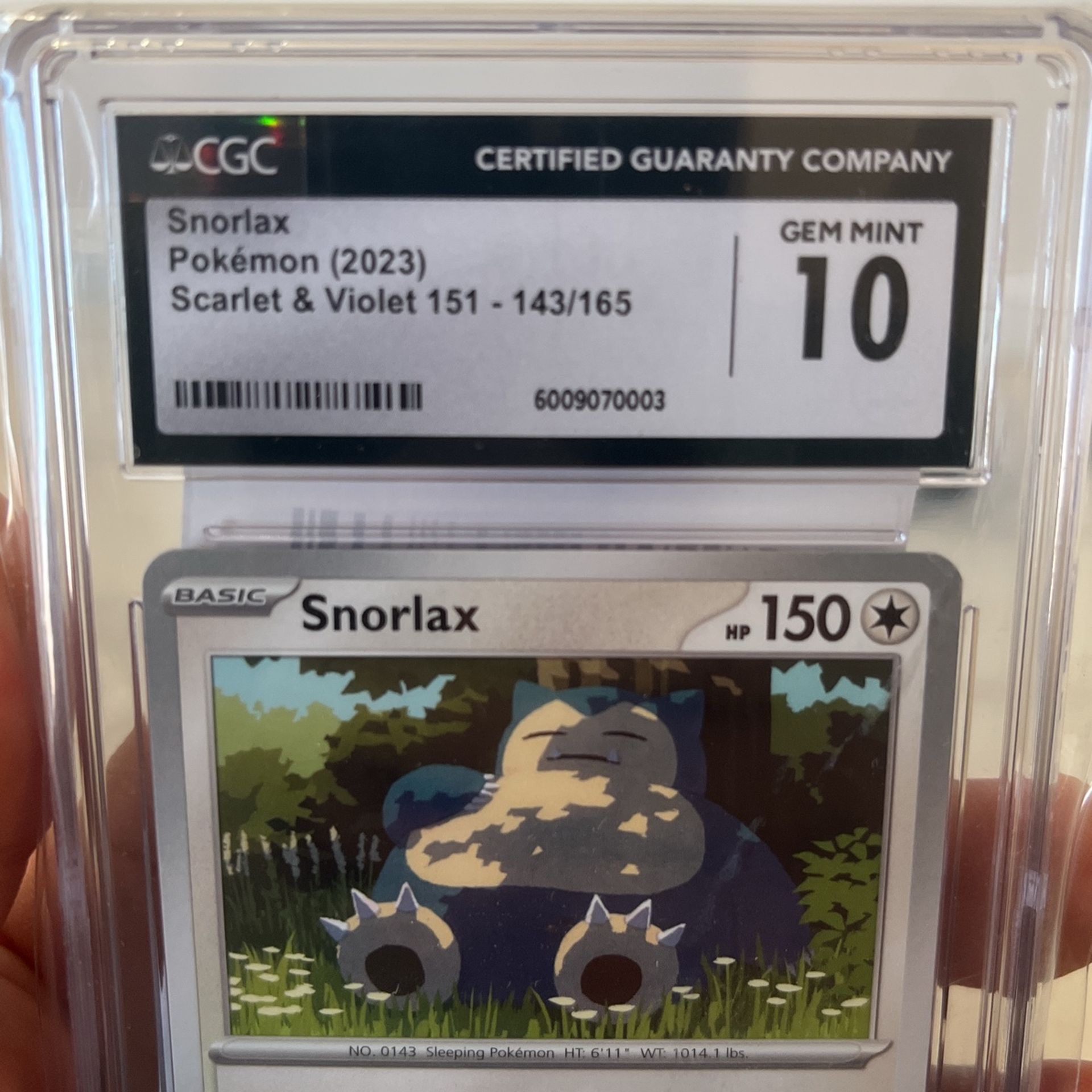 Snorlax CGC 10