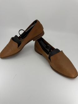 ALDO Brown Leather Slip-On Loafers Womens Size 7