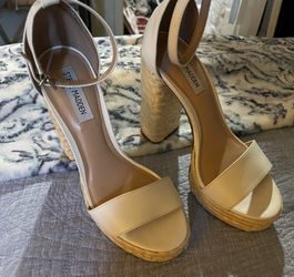Steve Madden White Heels