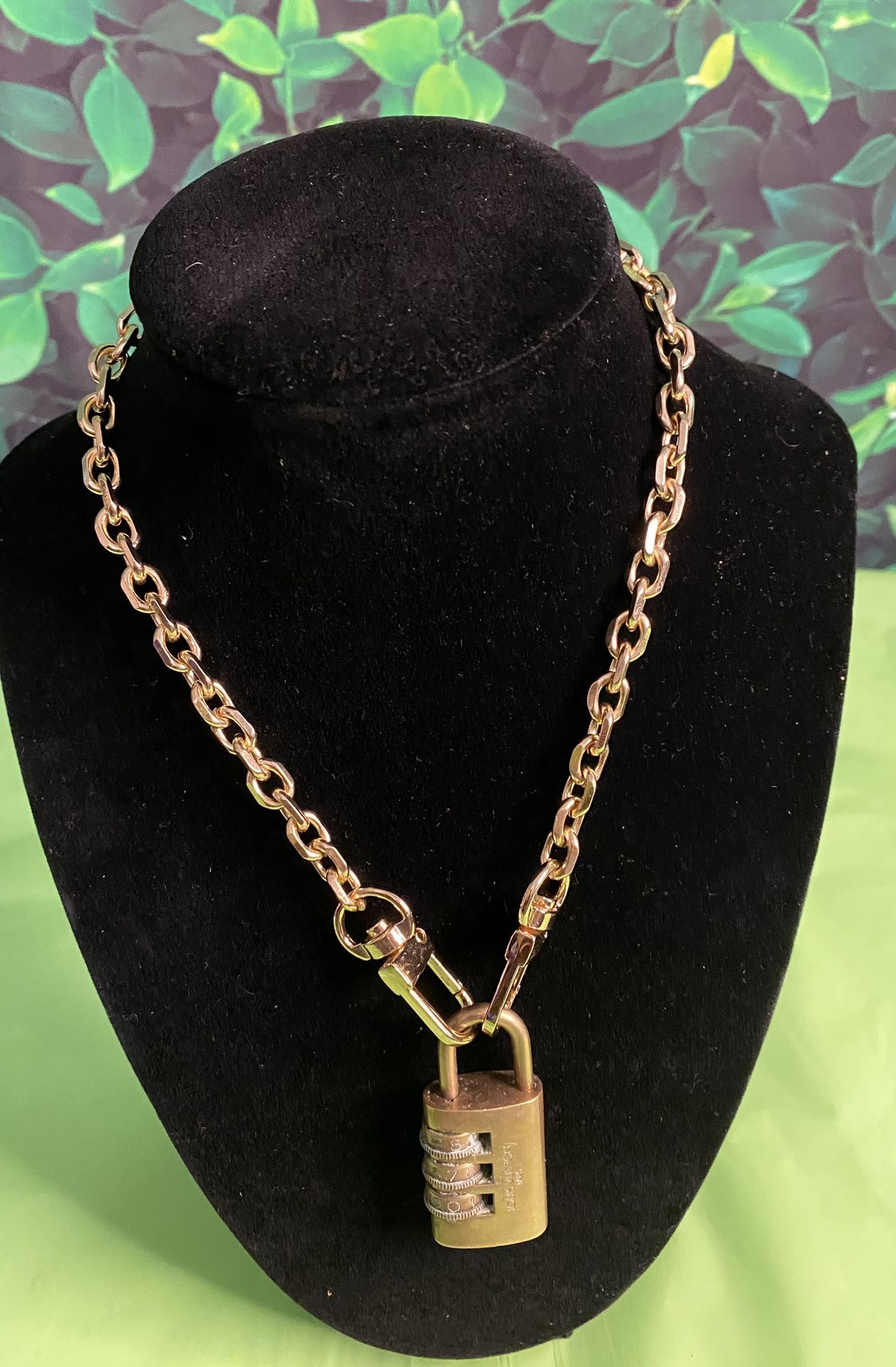 Louis Vuitton Combination padlock Necklace