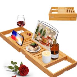 Bamboo Bathtub Tray