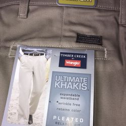 Timber Creek by Wrangler Men's Dress Khaki Pants NEW for Sale in