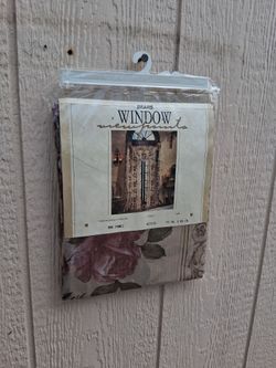 Window curtain , one panel 59 in. X 84 in.