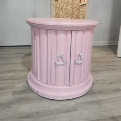 Pink Redurbished Antique Table
