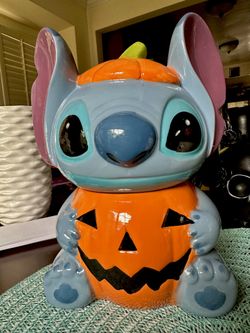 Halloween Stitch Cookie Jar