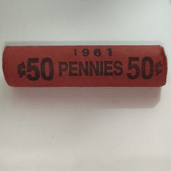 1961 Penny Roll , First National Bank , Texas