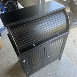 Roll Top Storage/Office Supply/Hall Desk