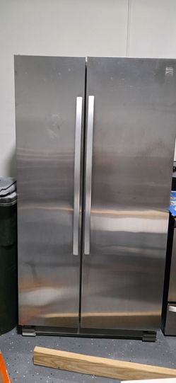 Refrigerator - Kenmore Stainless Steel Side-by-Side Refrigerator – 25 Cu. Ft. – Works Great