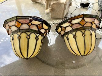 Pair Vintage Pendant lights