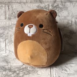 🦫 NWT Beaver Squishmallow Chip the Beaver Stuffed Animal 8in BRAND NEW WITH TAG