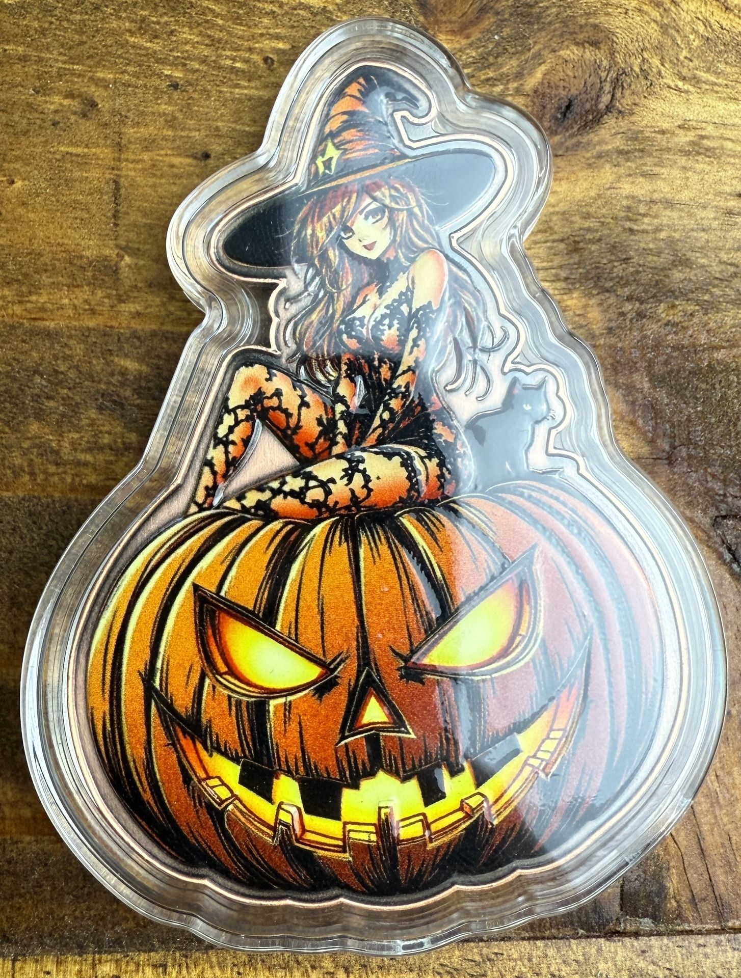 100 Grams Fine Copper Colored Happy Halloween Metal