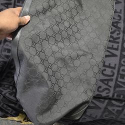 Black Gucci Travel Bag
