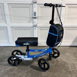 Knee Scooter With Removable Bag