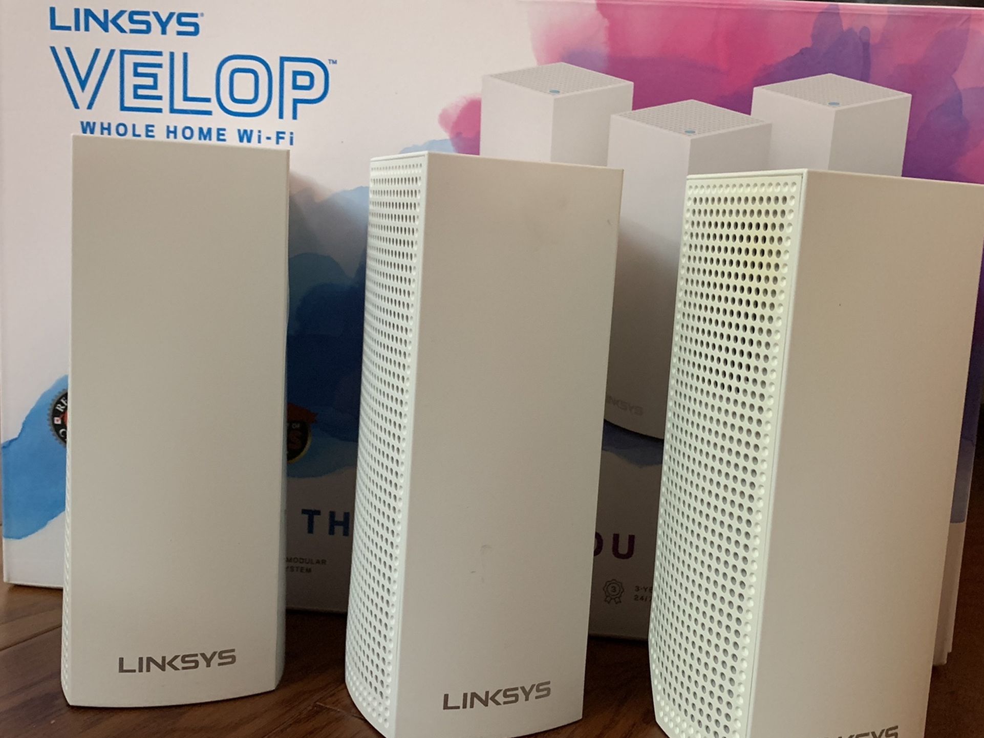 Linksys Velop Whole Wi-Fi 3 Node Modular Mesh System