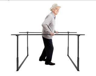 Physical therapy parallel walking bars 7 foot