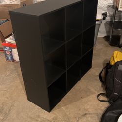 Black Square Shelves