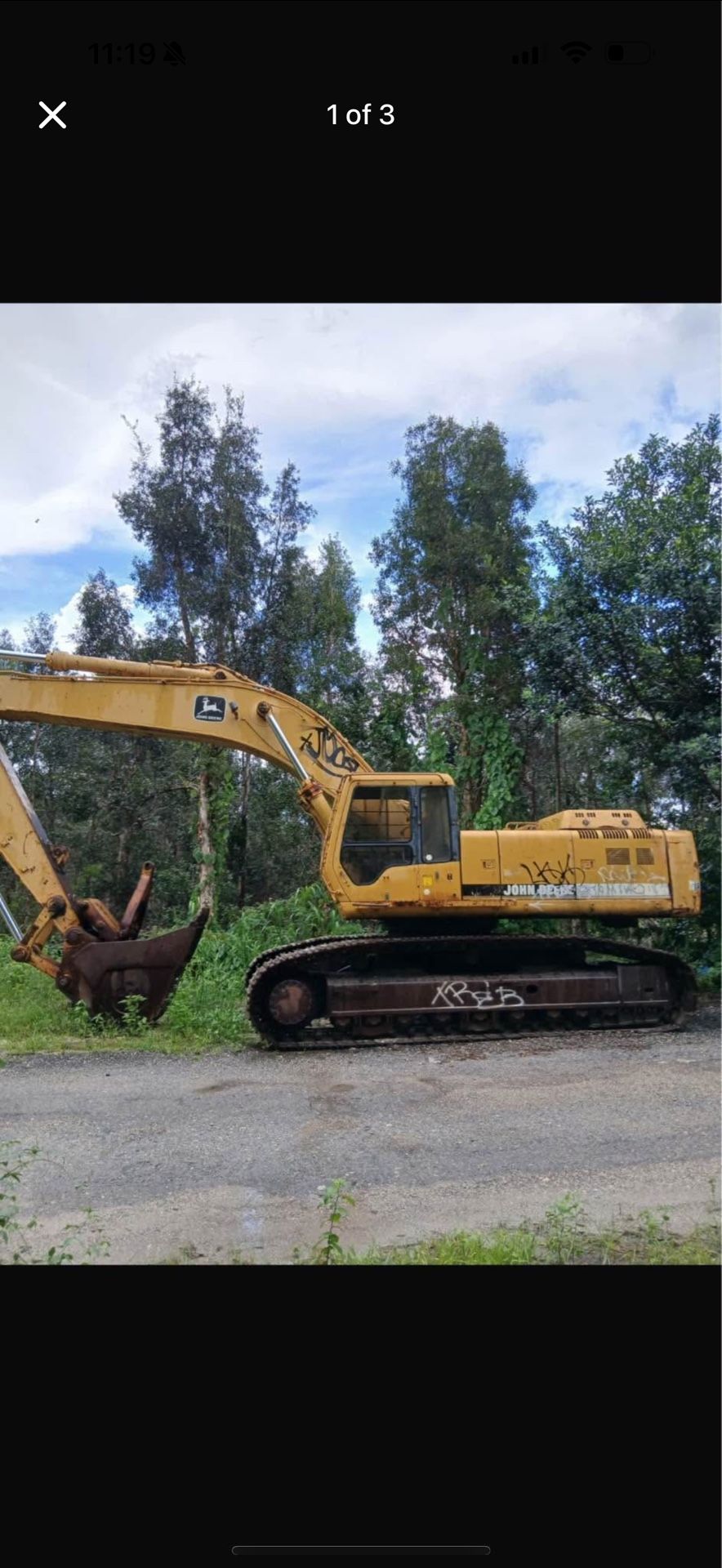 1999 John Deere Excavator 