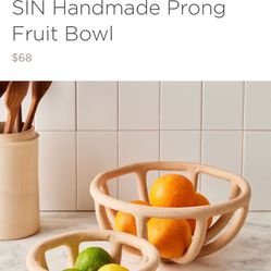 Large Sin Ceramic Fruit Bowl 