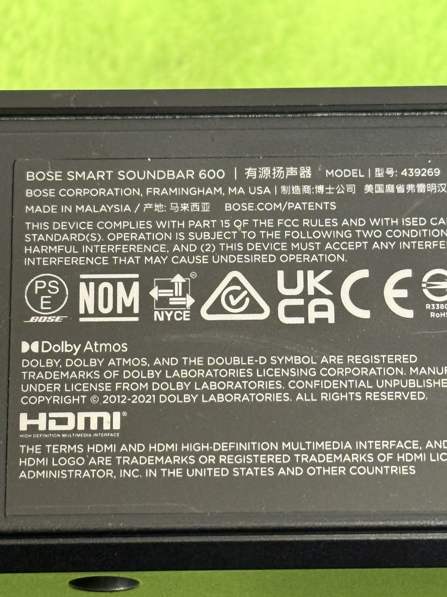 Bose - Smart Soundbar 600