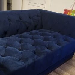 Blue Velvet Livingroom Furniture 