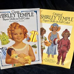 1986 Shirley Temple Paper Doll Books (Vintage) 
