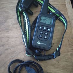 DOG COLLAR TRAINING SHOCK, DUAL  VIBRATION, BEEP CONTROL 2600FT WATERPROOF