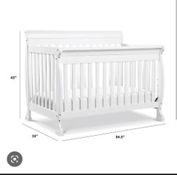 Baby Crib Toddler Bed Combo
