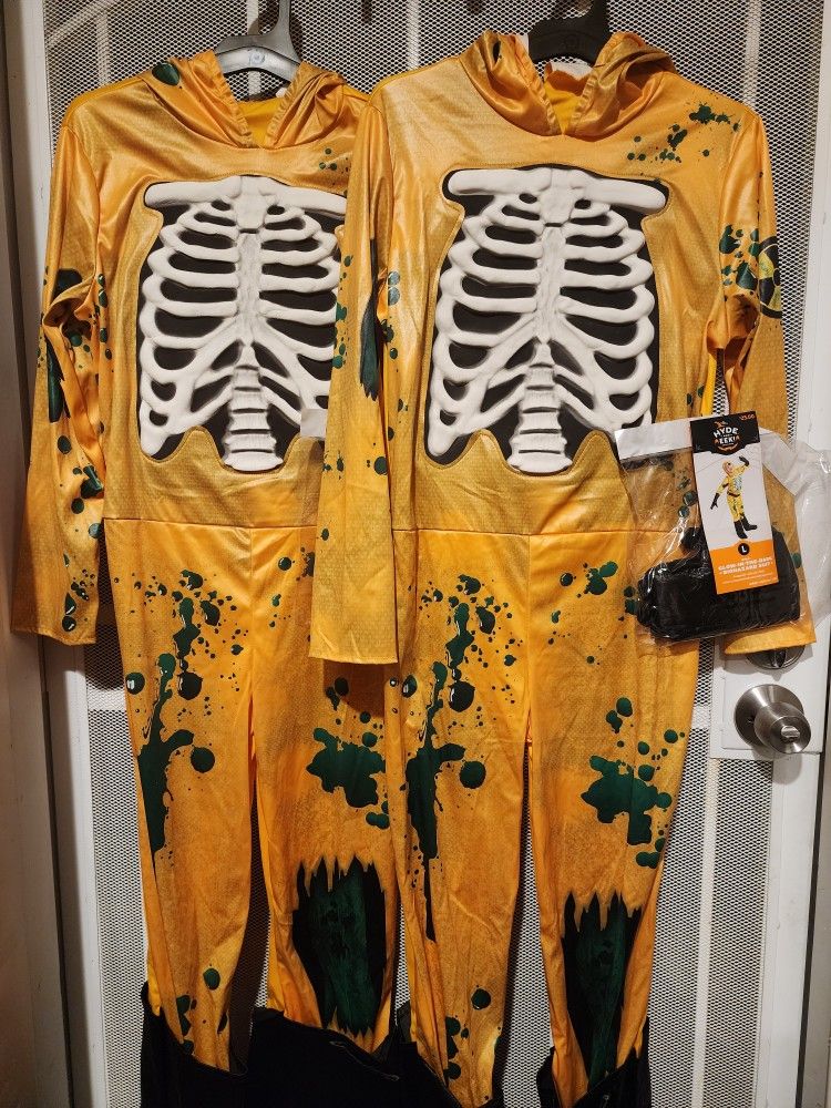 Kids Glow In The Dark Halloween Costume π L10-12