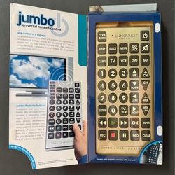 Jumbo Universal Remote with Instructions never used just $5 
