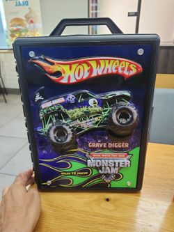 hot wheels gravel digger monster jam 3d case