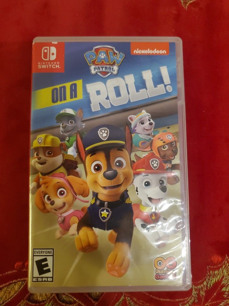 NINTENDO SWITCH GAME PAW PATROL ON A ROLL