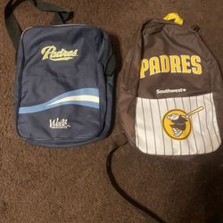 San Diego Padres Mini Backpack & Vintage Carry Bag