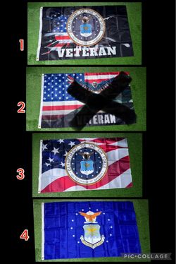Air Force flags size 5’x3’ $20 each
