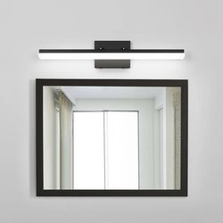 Ebern Designs Alfonzia 24" Dimmable LED Bath Bar Matte Black