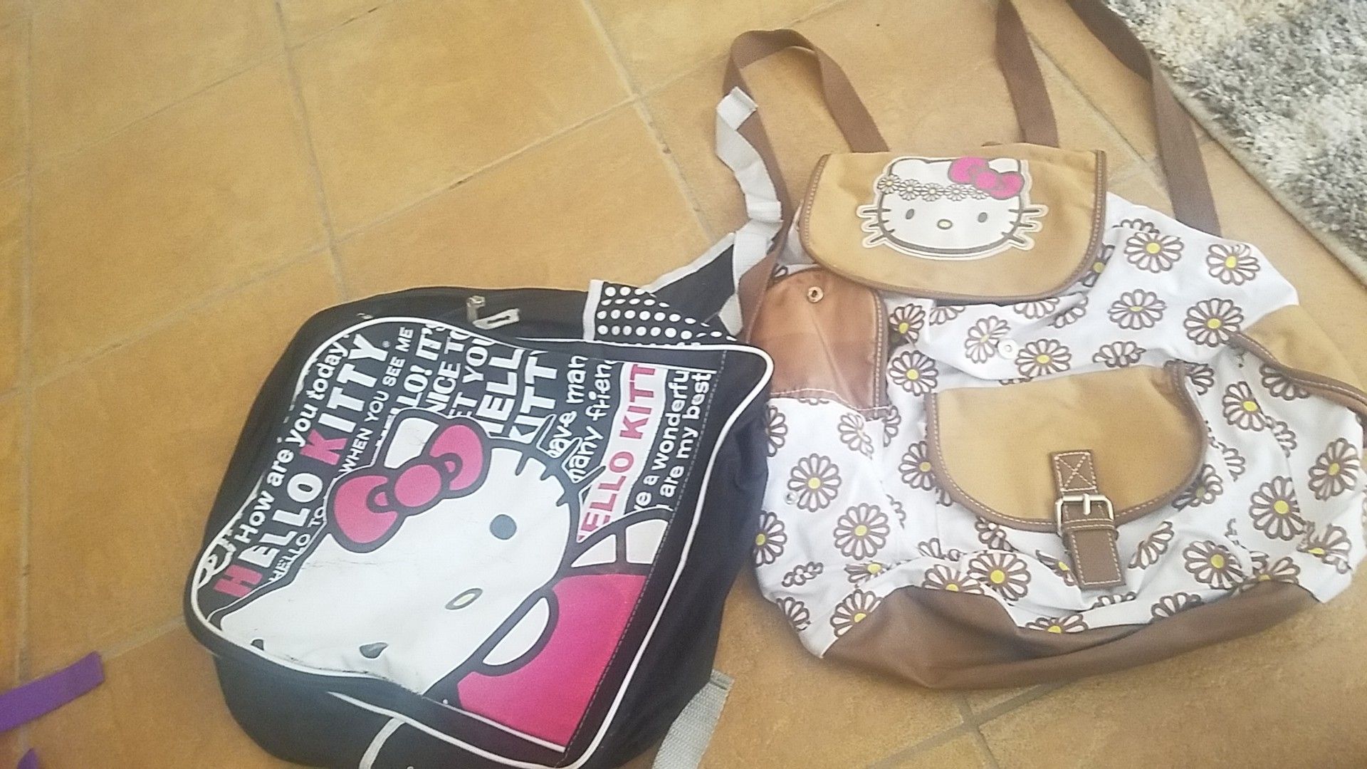Hello Kitty Kids Back pack and bag