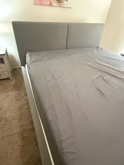 King Size Fabric Headboard/Bed