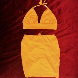 Orange 2 Piece Set