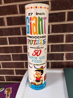 Vintage puzzle Pinocchio