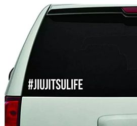 Hashtag Jiu Jitsu Life Decal Sticker