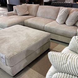 L Shaped Modular Corduroy Sectional Couch W Chaise 🌟Extra Discount Code RSG 
🔥🔥 Mention OfferUp for this Special Price!!